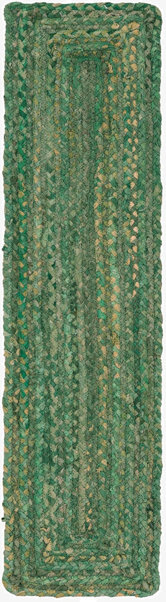 1' 2 x 5' 1 Braided Chindi Table Runner Rug