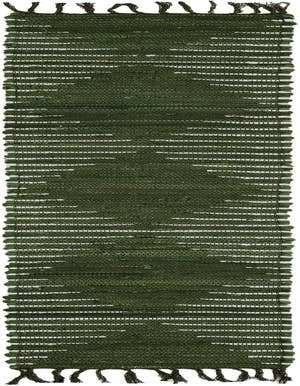 Detail image of 1' 2 x 8' Hand Woven Chindi Cotton Table Runner Rug
