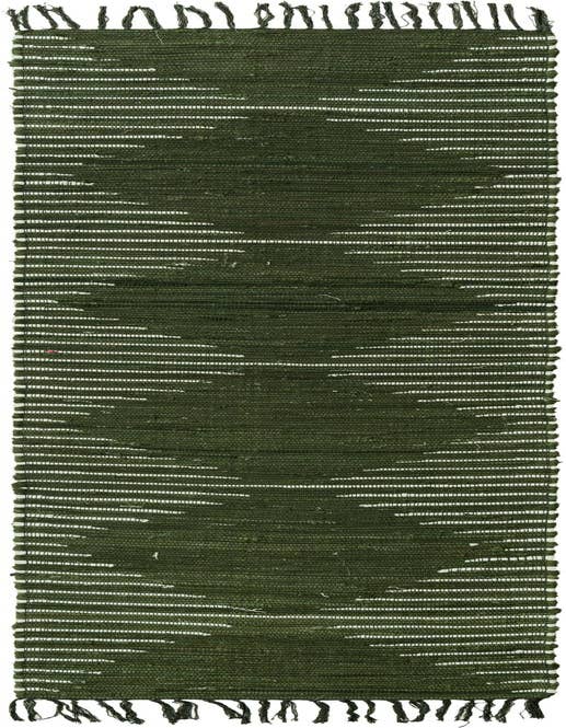 Detail image of 1' 2 x 10' Hand Woven Chindi Cotton Table Runner Rug
