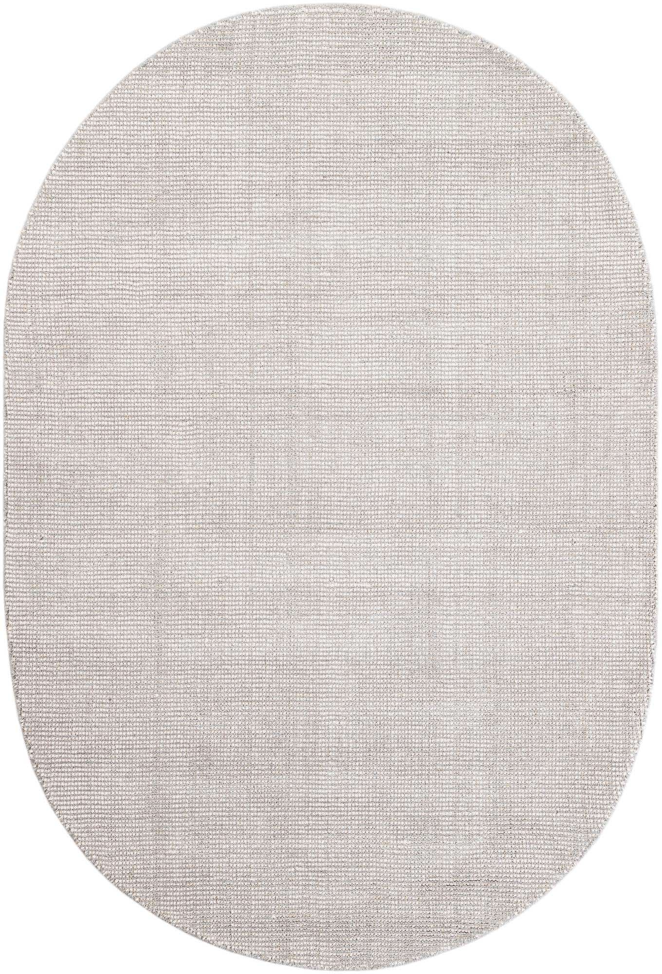 4' 1 x 6' 1 Hand Woven Jill Zarin English Manor Wool Oval Rug