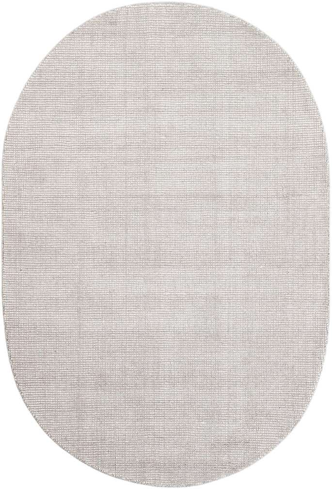 4' 1 x 6' 1 Hand Woven Jill Zarin English Manor Wool Oval Rug