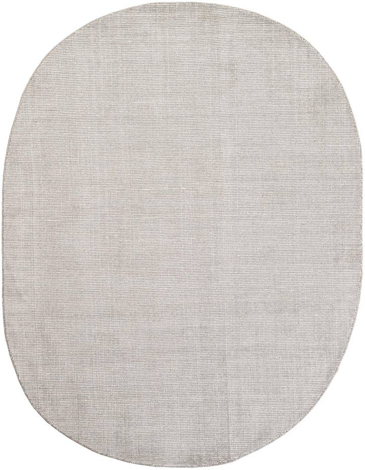 Detail image of 5' 1 x 8' Hand Woven Jill Zarin English Manor Wool Oval Rug