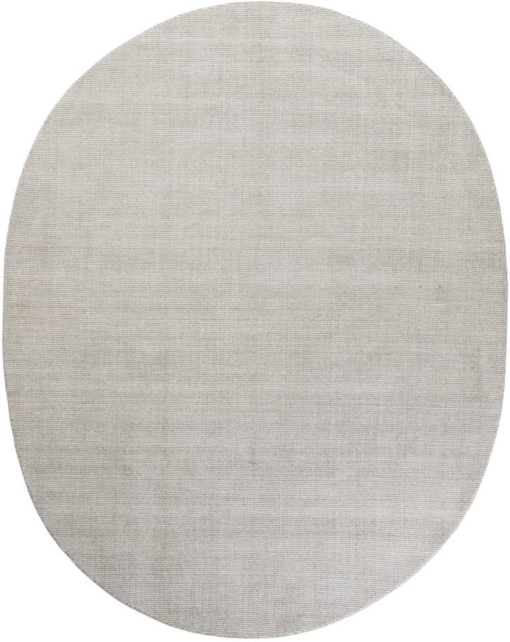 Detail image of 7' 10 x 10' Hand Woven Jill Zarin English Manor Wool Oval Rug