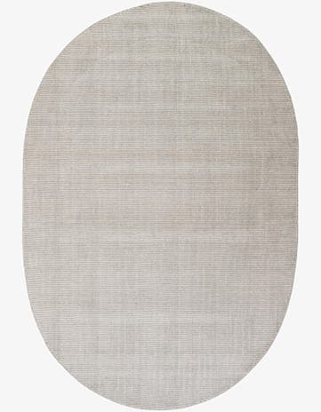6' 1 x 9' Hand Woven Jill Zarin English Manor Wool Oval Rug