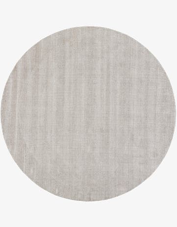 Grey Manor Hand Woven Jill Zarin English Manor Wool Round Rug