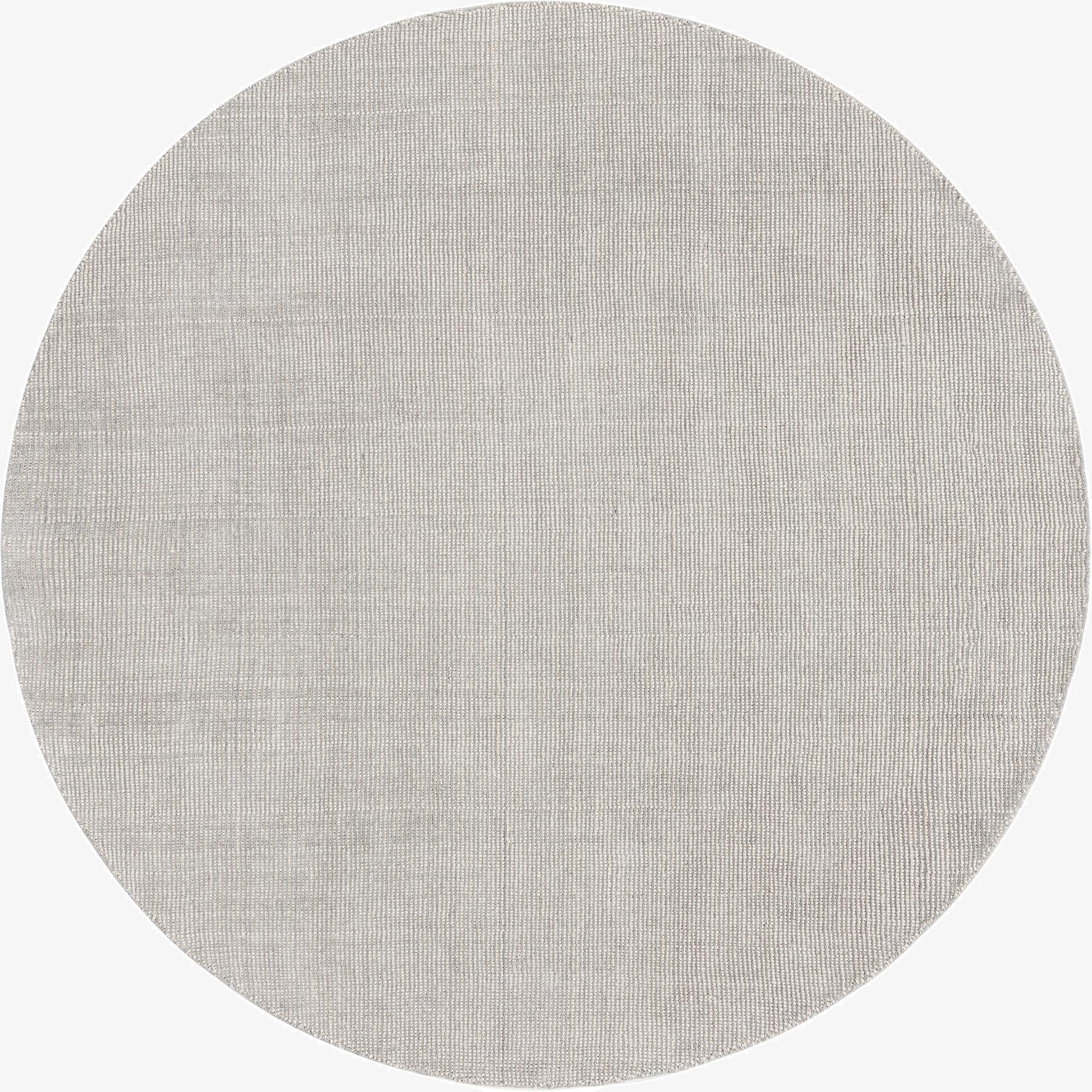 6' 11 x 6' 11  Hand Woven Jill Zarin English Manor Farmhouse Wool Round Rug