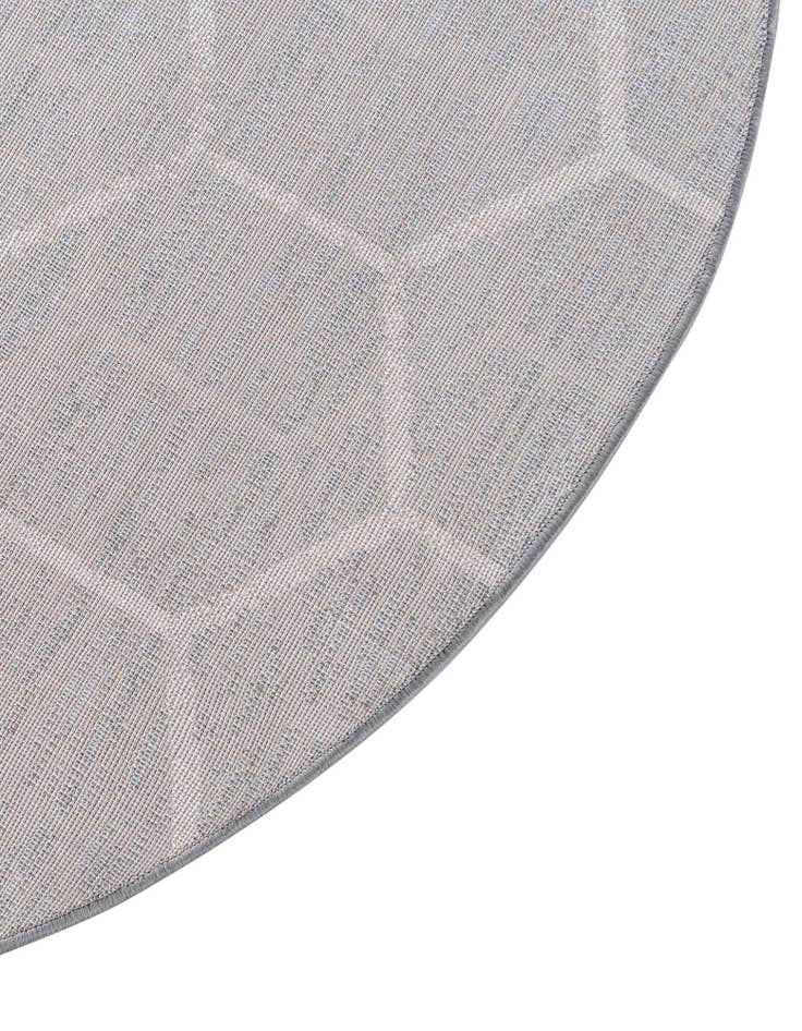 Detail image of 5' 3 x 8' Lattice Trellis Oval Rug