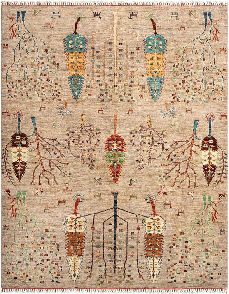 Detail image of 6' 8 x 9' 10 Ariana Ziegler Wool Rug