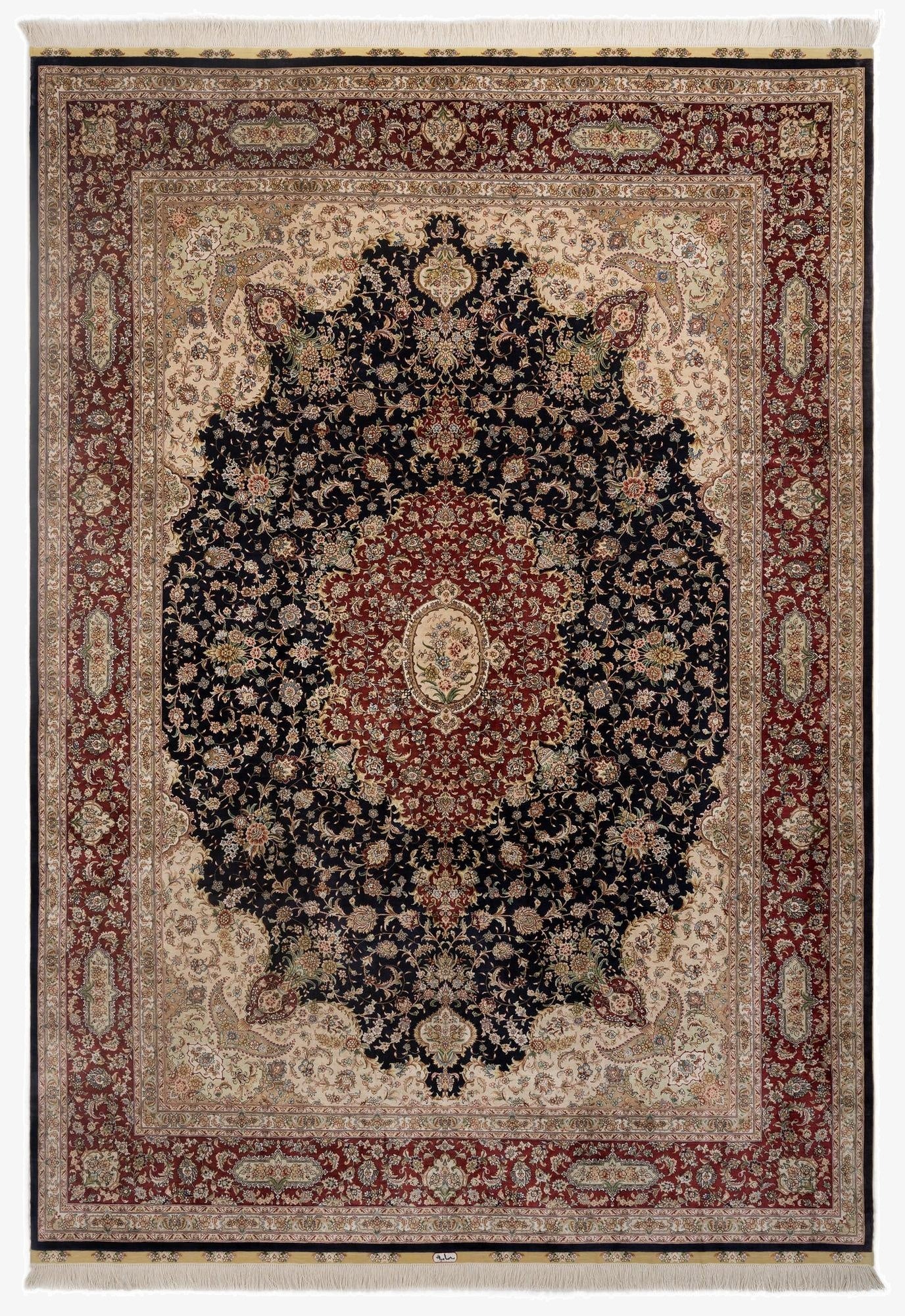  7' 1 x 10' 2 China Silk Rug