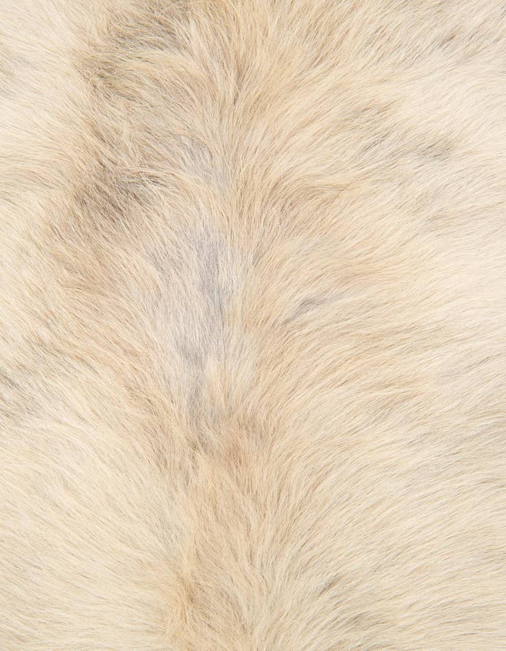 Detail image of 5' 10 x 6' 7 Cowhide Leather Rug