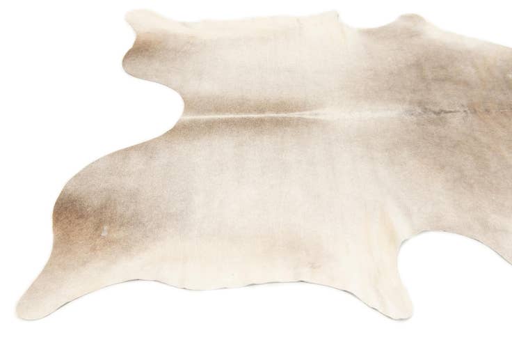 Detail image of 6' 1 x 6' 9 Cowhide Leather Rug