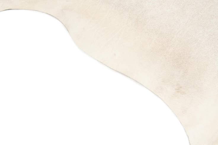 Detail image of 6' 1 x 6' 9 Cowhide Leather Rug