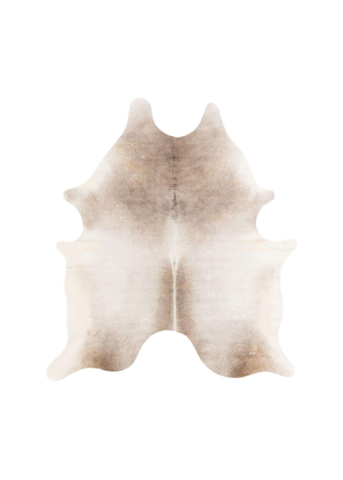 6' 1 x 6' 9 Cowhide Leather Rug