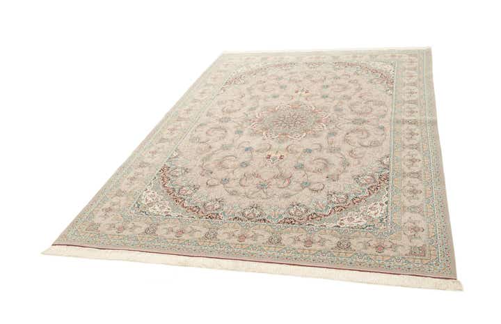 6' 6 x 9' 9 Ghom Design Rug