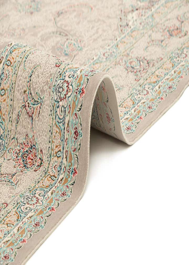 6' 6 x 9' 9 Ghom Design Rug