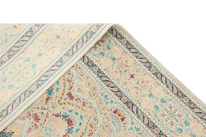 6' 5 x 9' 10 Ghom Design Rug