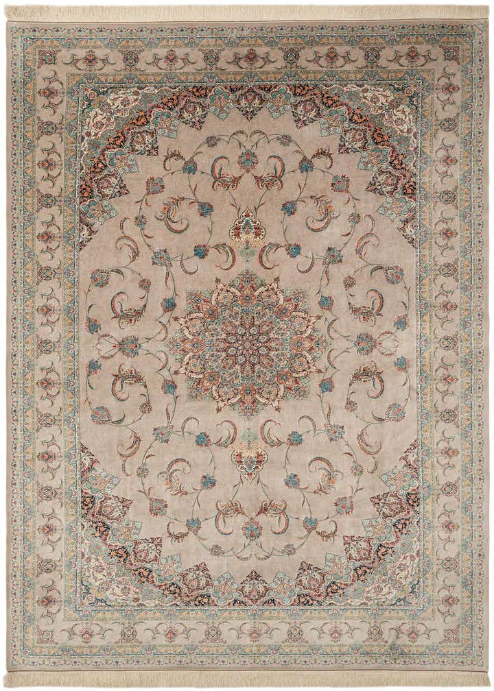 6' 6 x 9' 9 Ghom Design Rug