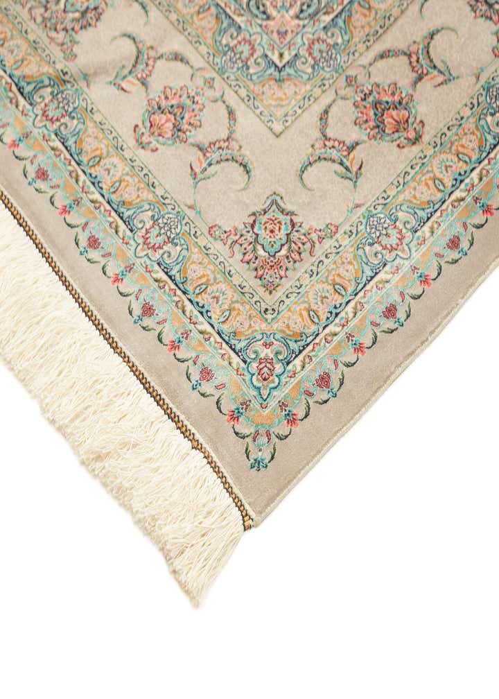 6' 6 x 9' 9 Ghom Design Rug
