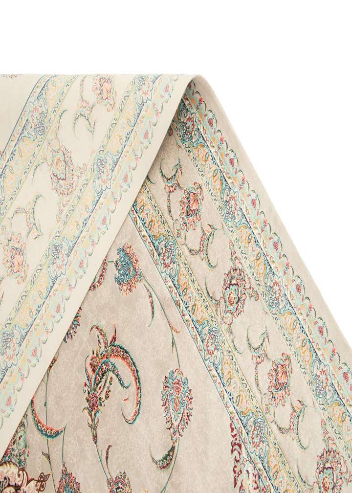 6' 6 x 9' 9 Ghom Design Rug