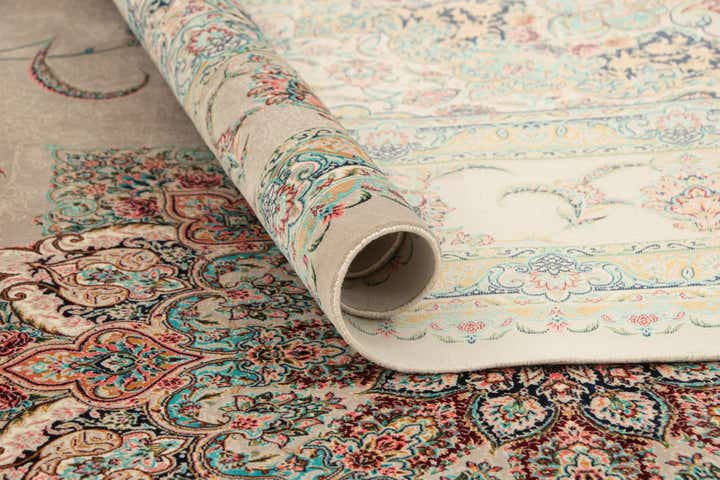6' 6 x 9' 9 Ghom Design Rug