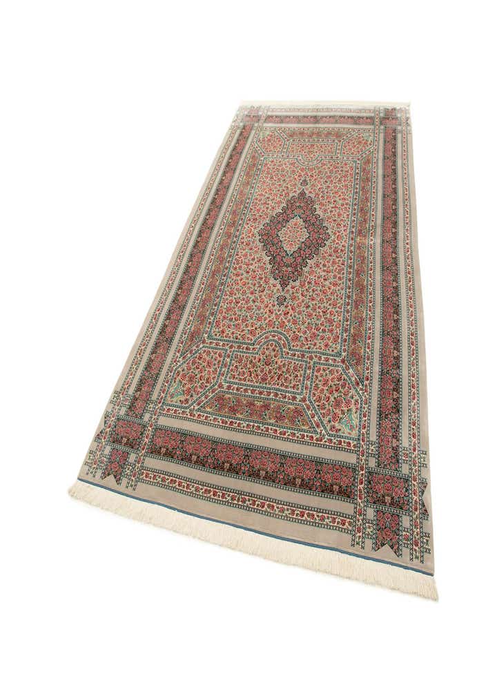 6' 6 x 9' 10 Ghom Design Rug