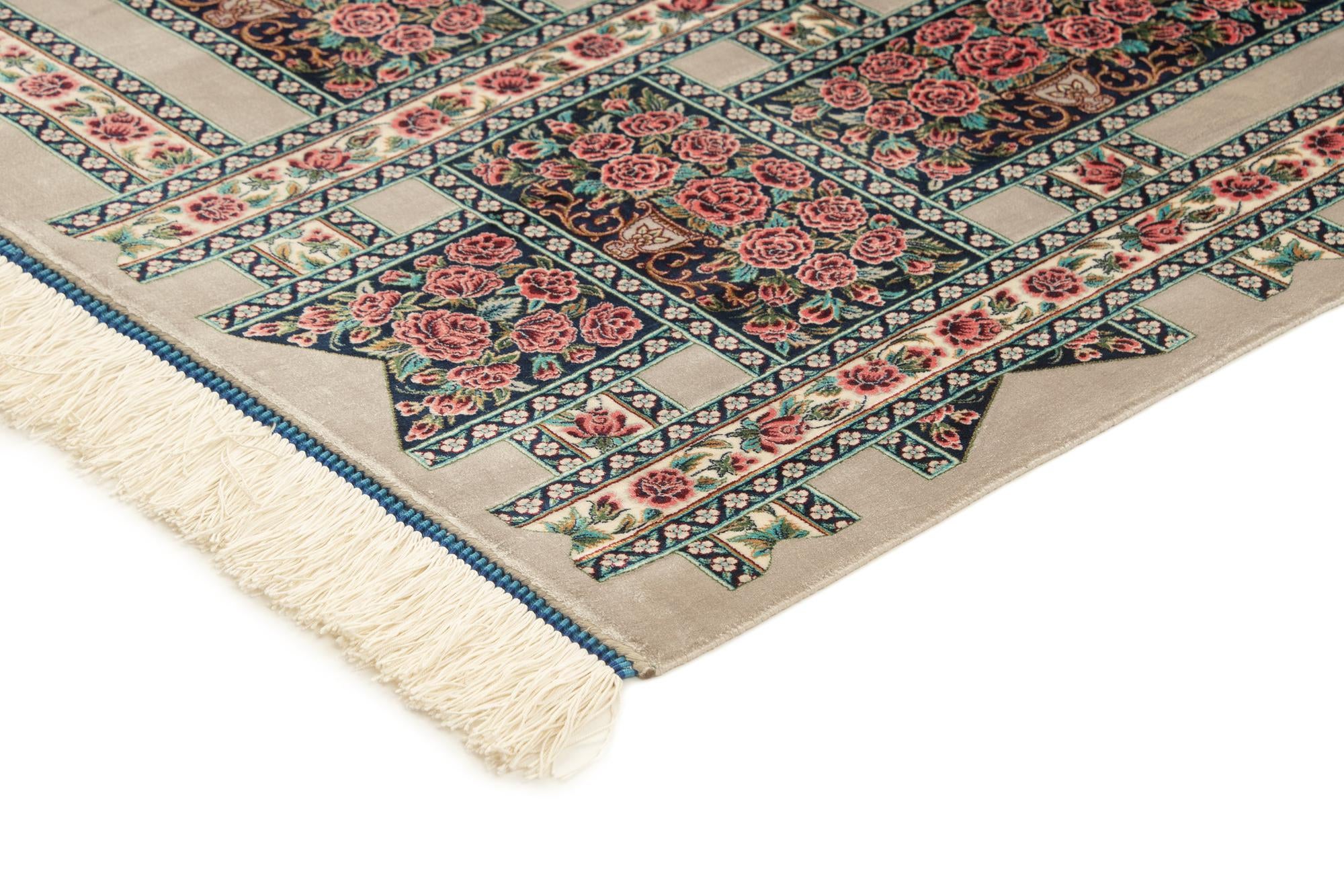 6' 6 x 9' 10 Ghom Design Rug