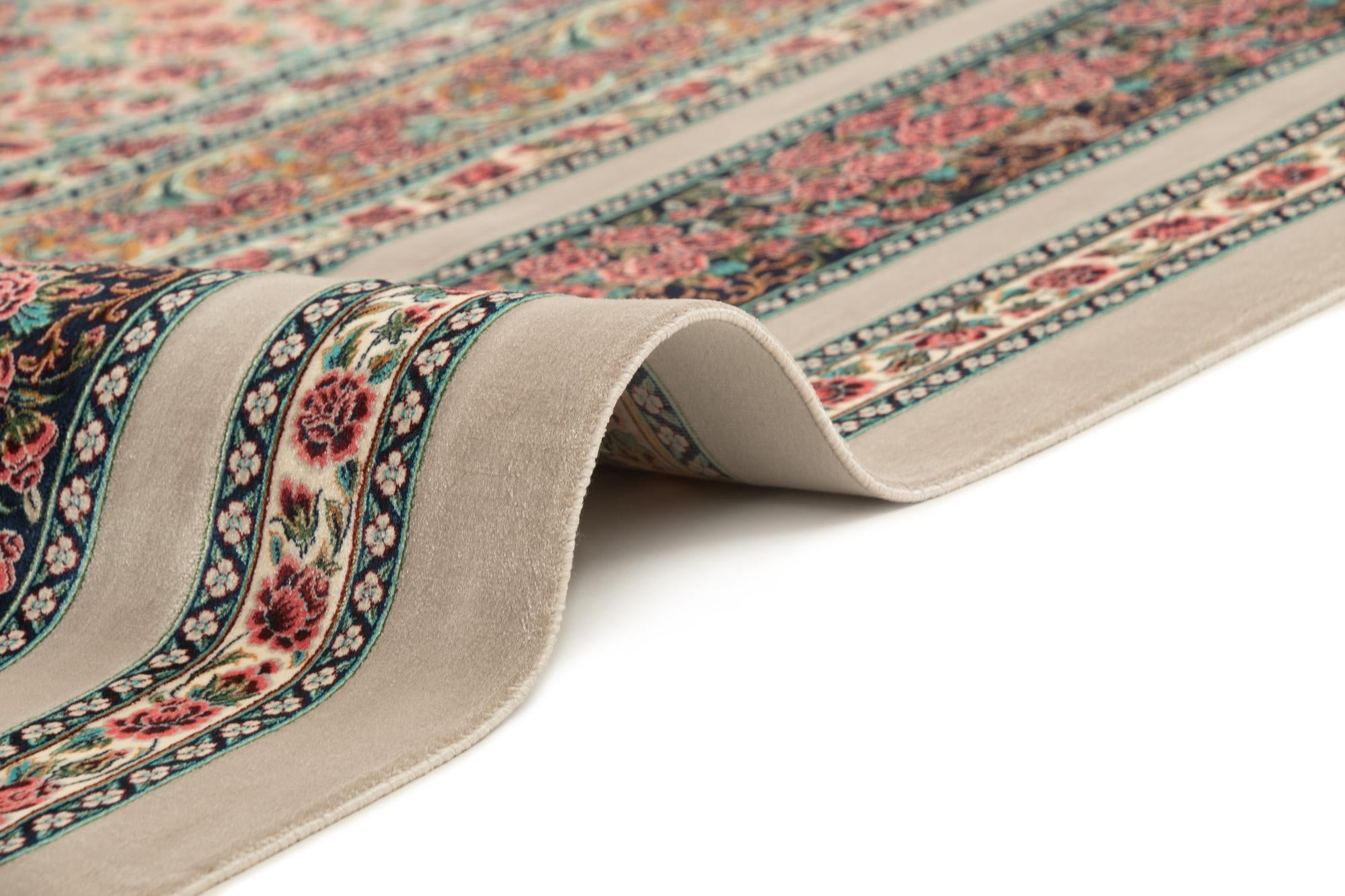 6' 6 x 9' 10 Ghom Design Rug