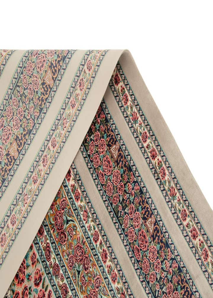 6' 6 x 9' 10 Ghom Design Rug