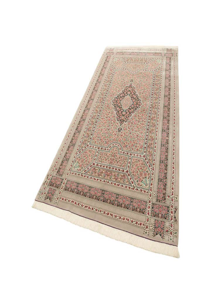 6' 6 x 9' 9 Ghom Design Rug