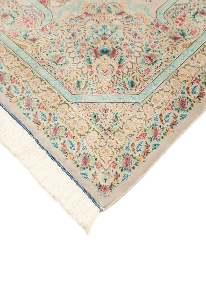 6' 6 x 9' 9 Ghom Design Rug