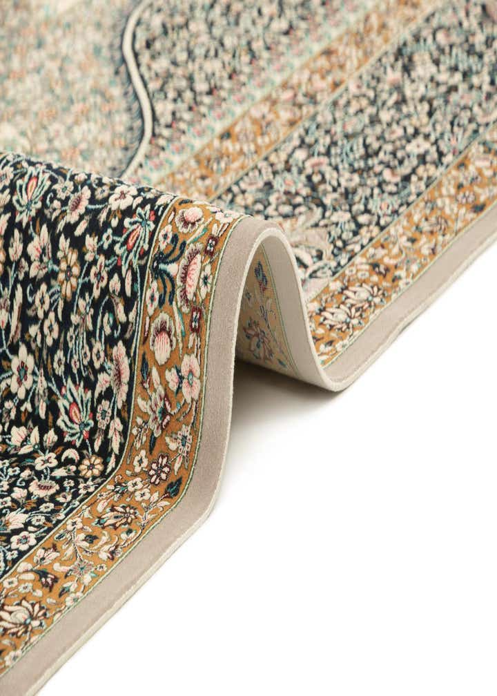6' 6 x 9' 9 Ghom Design Rug