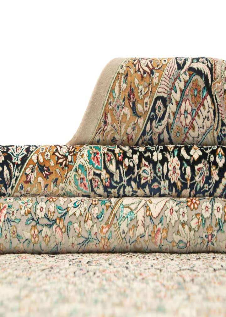 6' 6 x 9' 9 Ghom Design Rug