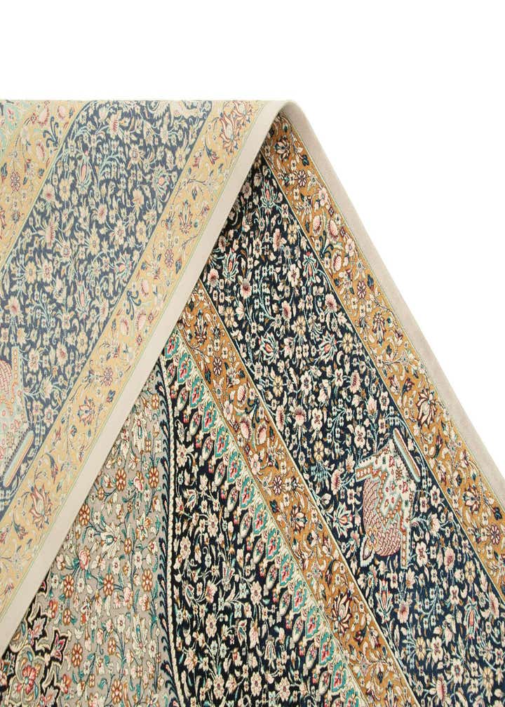6' 6 x 9' 9 Ghom Design Rug