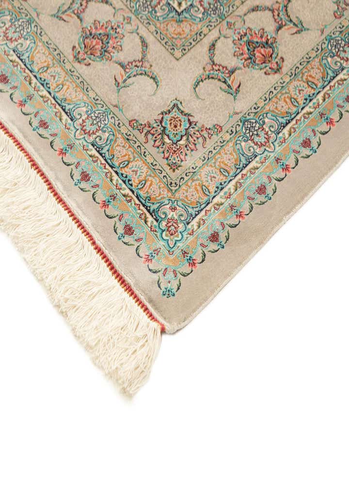 6' 6 x 9' 9 Ghom Design Rug