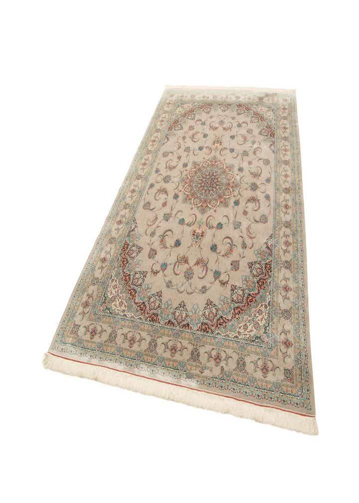 6' 6 x 9' 9 Ghom Design Rug