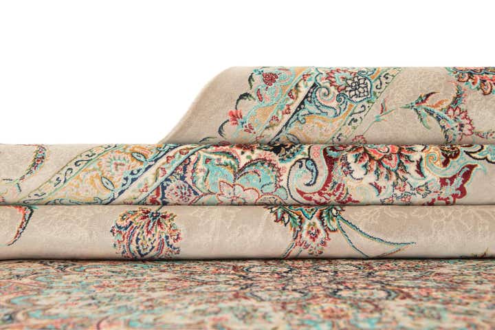 6' 6 x 9' 9 Ghom Design Rug