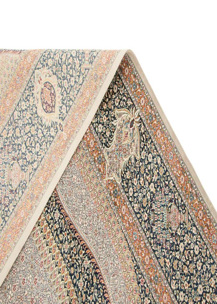 6' 6 x 9' 9 Ghom Design Rug