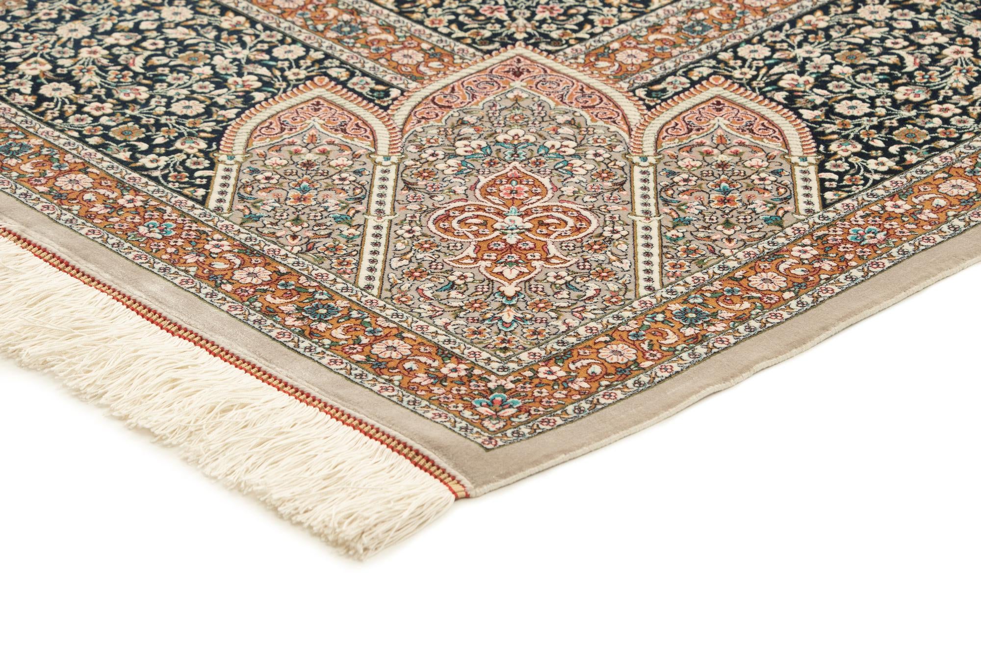 6' 6 x 9' 9 Ghom Design Rug