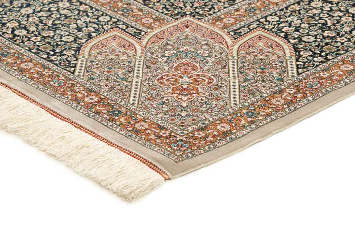 6' 6 x 9' 9 Ghom Design Rug