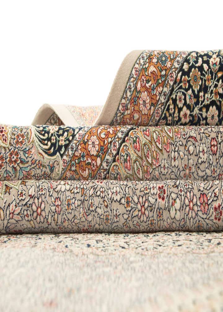 6' 6 x 9' 9 Ghom Design Rug