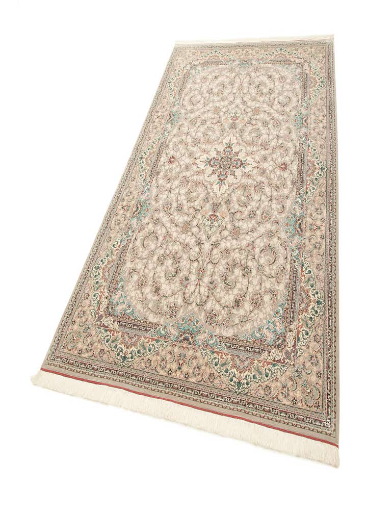 6' 7 x 9' 9 Ghom Design Rug