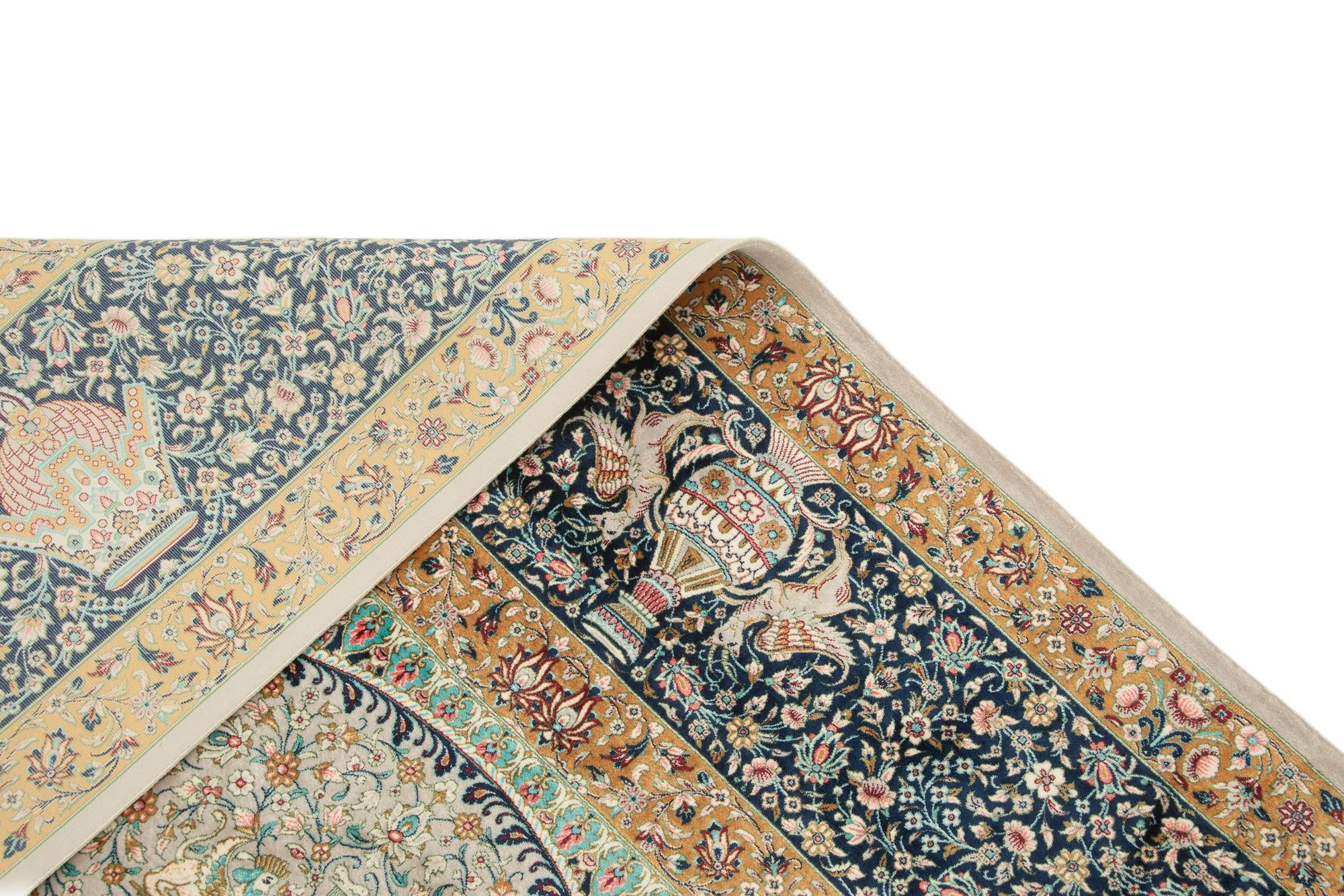 6' 5 x 9' 9 Ghom Design Rug