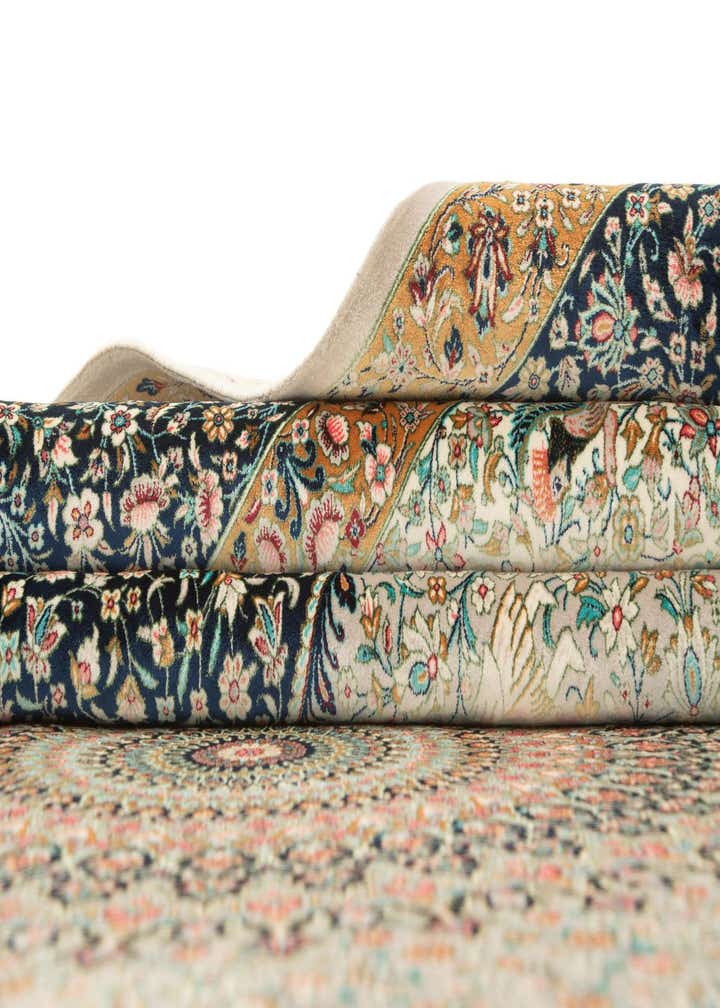 6' 5 x 9' 9 Ghom Design Rug