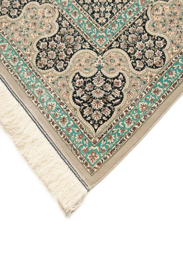 6' 6 x 9' 9 Ghom Design Rug