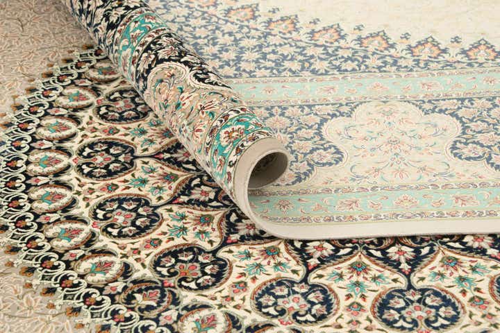 6' 6 x 9' 9 Ghom Design Rug