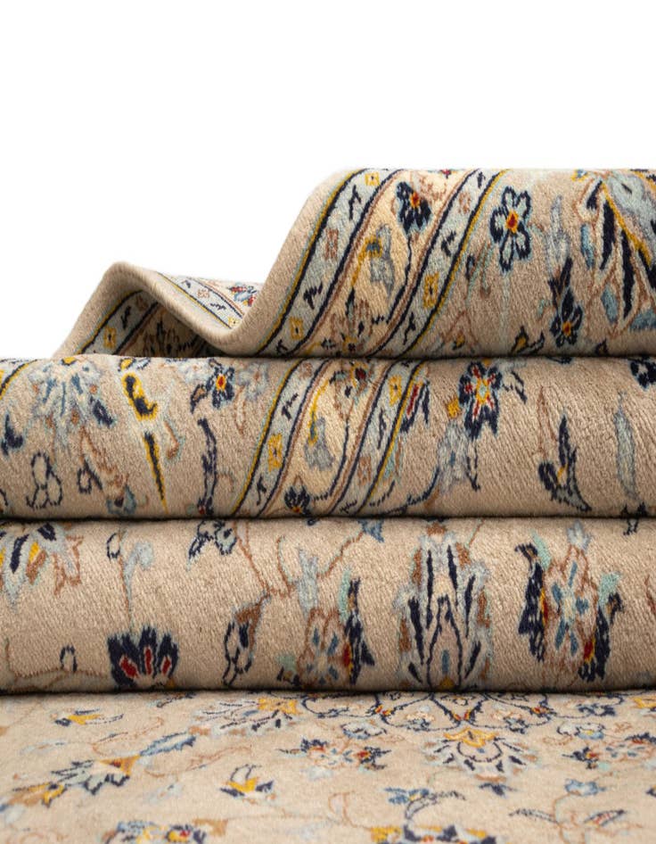 Detail image of 6' 3 x 10' Kashan Wool Rug