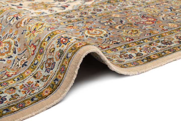 9' 8 x 13' 5 Kashan Wool Rug