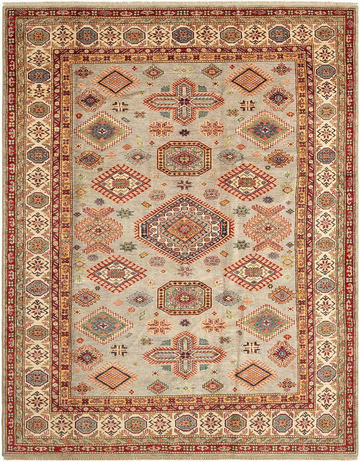 Detail image of 6' 9 x 9' 11 Kazak Wool Rug
