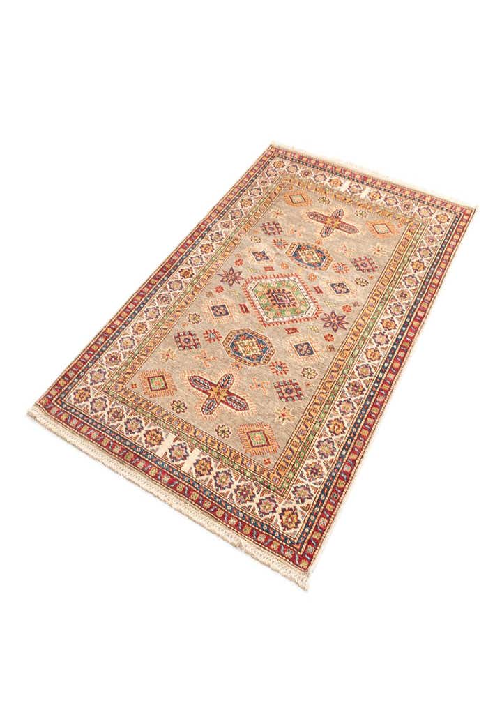 4' x 6' 1 Kazak Wool Rug
