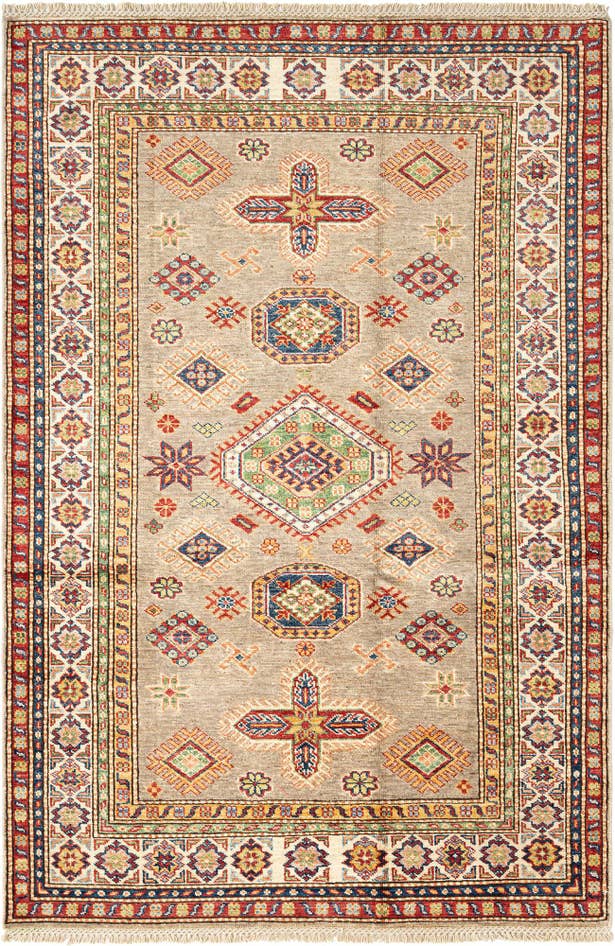 Detail image of 4' x 6' 1 Kazak Wool Rug